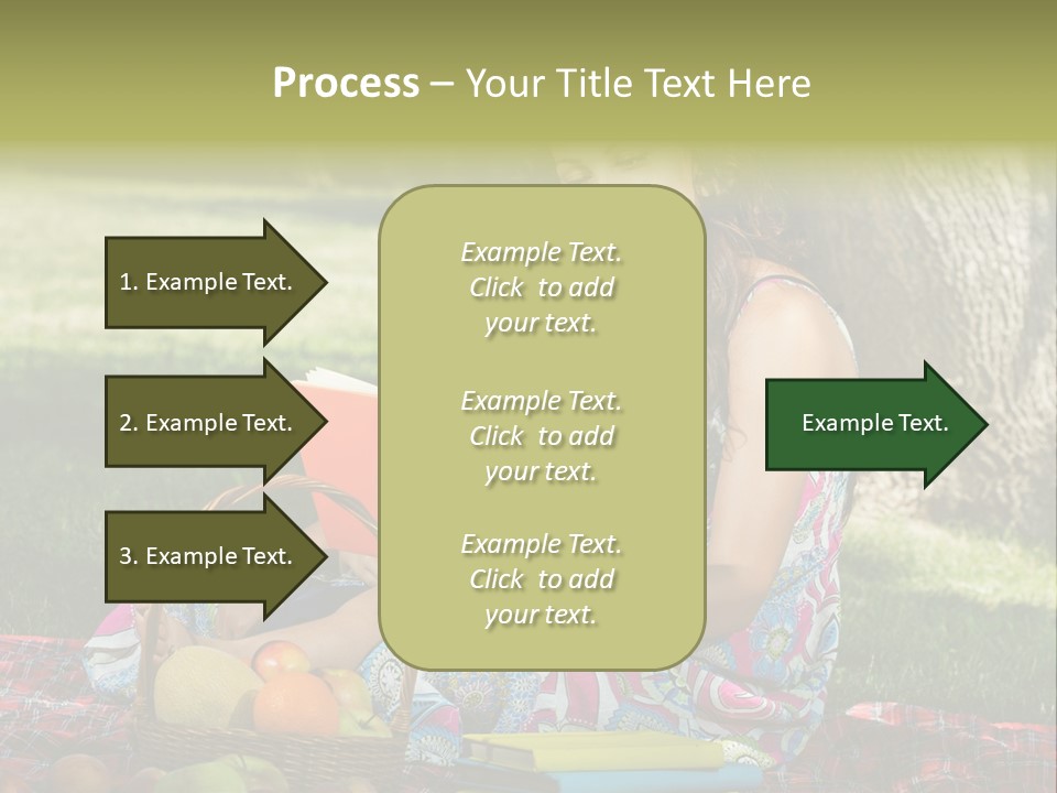 Summer Young Caucasian PowerPoint Template