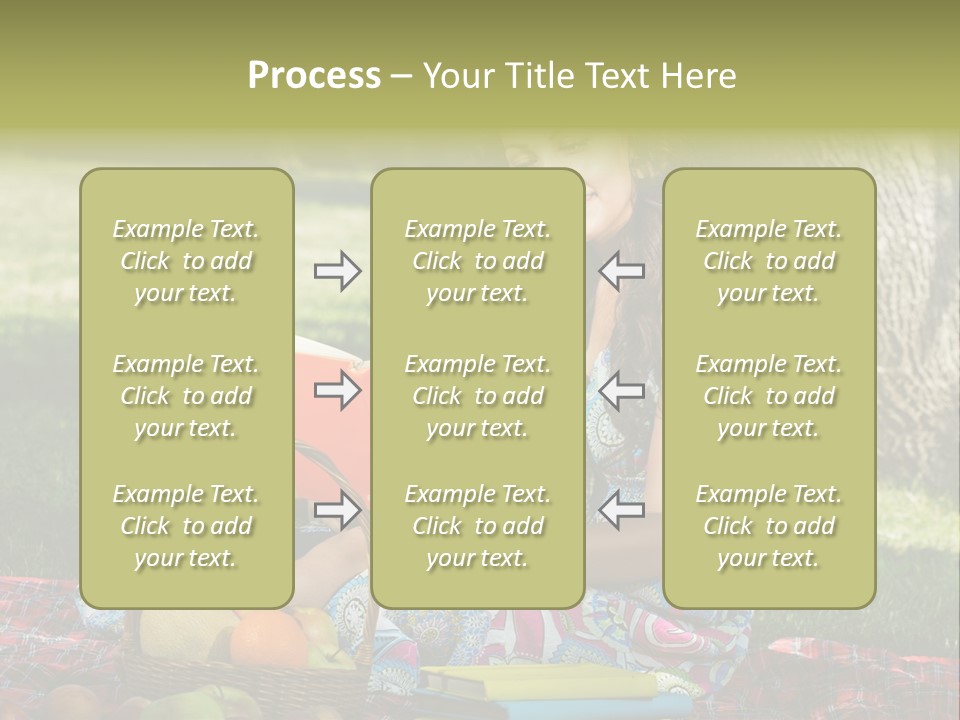 Summer Young Caucasian PowerPoint Template