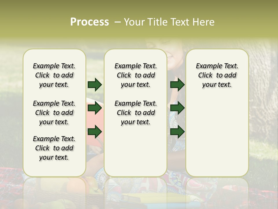 Summer Young Caucasian PowerPoint Template