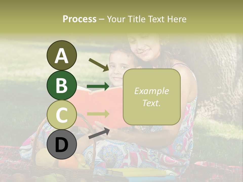 Summer Young Caucasian PowerPoint Template