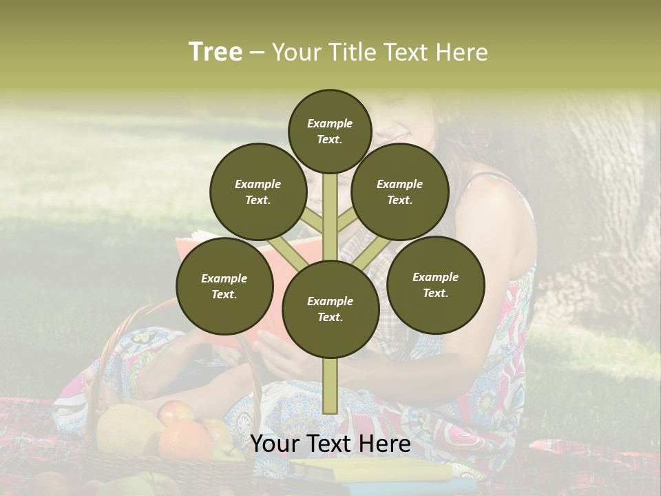 Summer Young Caucasian PowerPoint Template