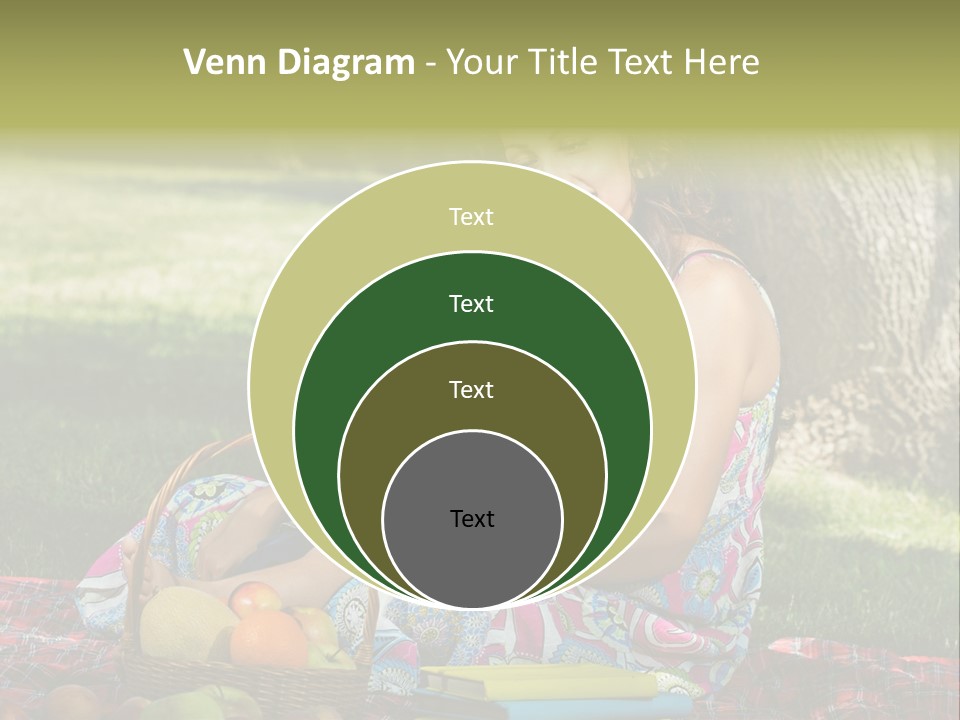 Summer Young Caucasian PowerPoint Template