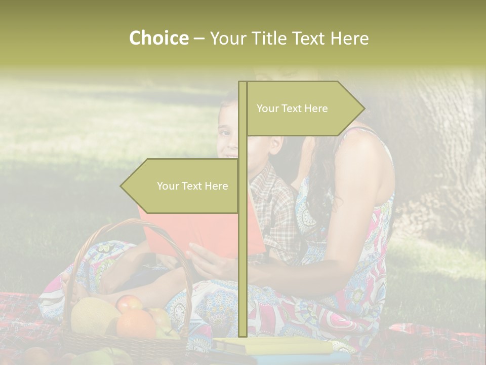 Summer Young Caucasian PowerPoint Template