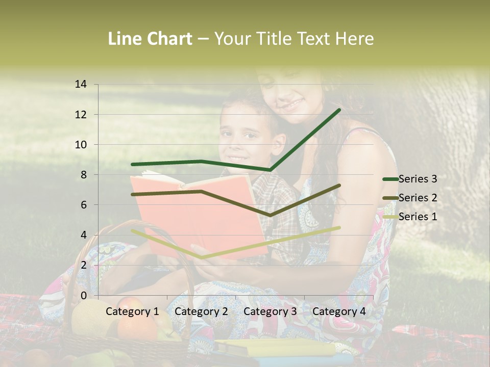 Summer Young Caucasian PowerPoint Template