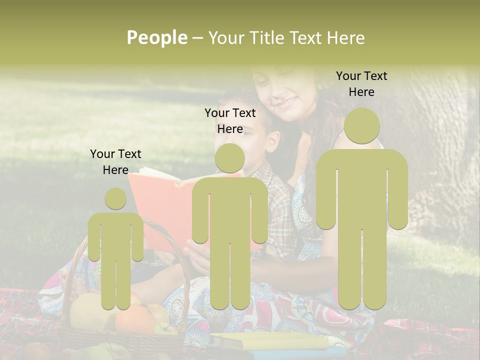 Summer Young Caucasian PowerPoint Template