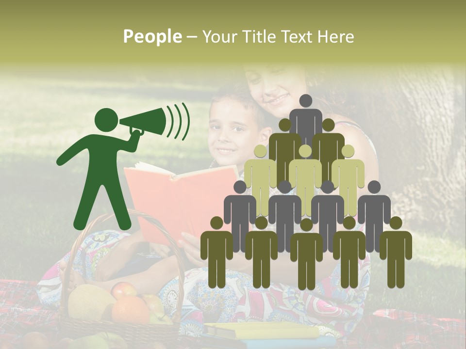 Summer Young Caucasian PowerPoint Template