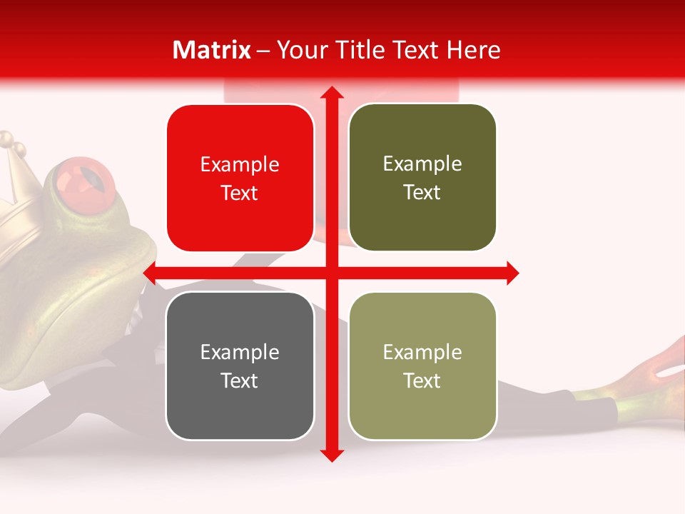 King Crown Closeup PowerPoint Template