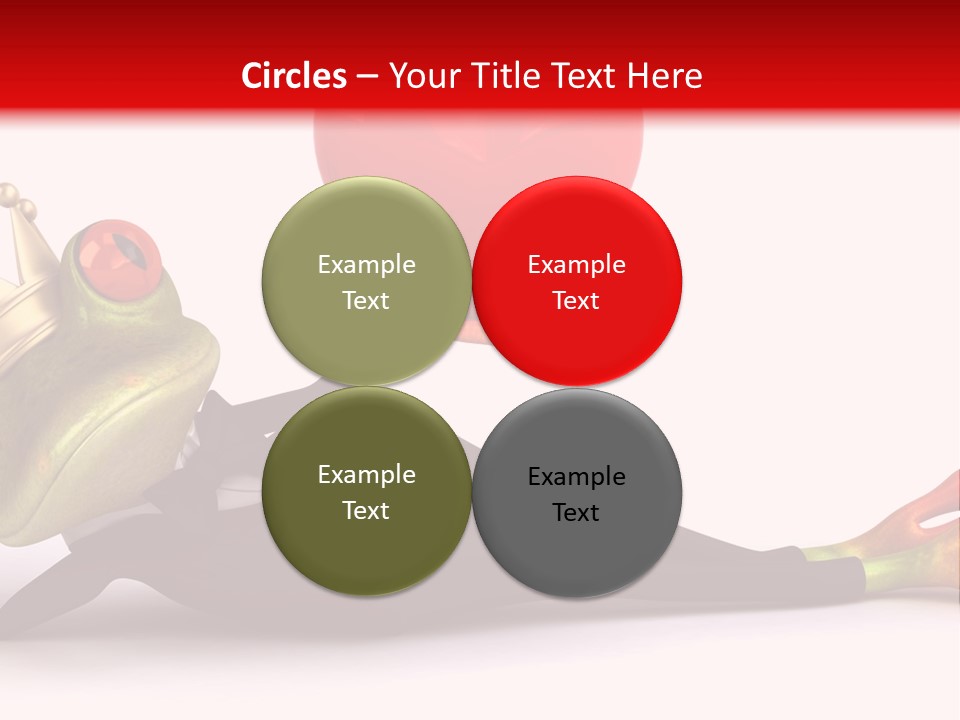 King Crown Closeup PowerPoint Template