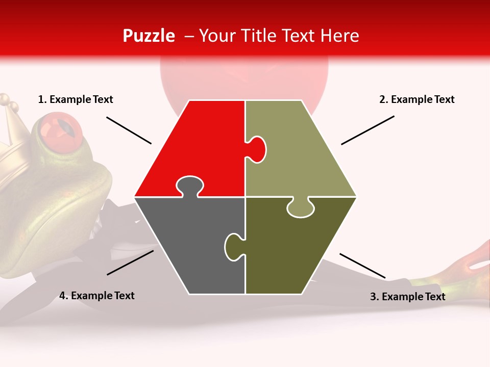 King Crown Closeup PowerPoint Template