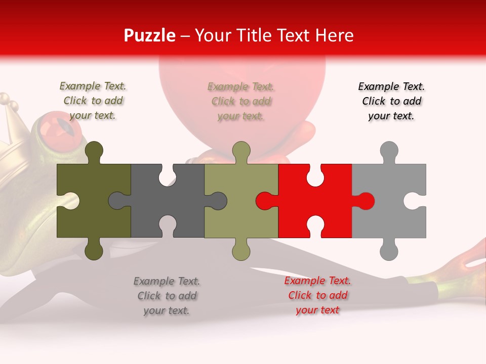 King Crown Closeup PowerPoint Template