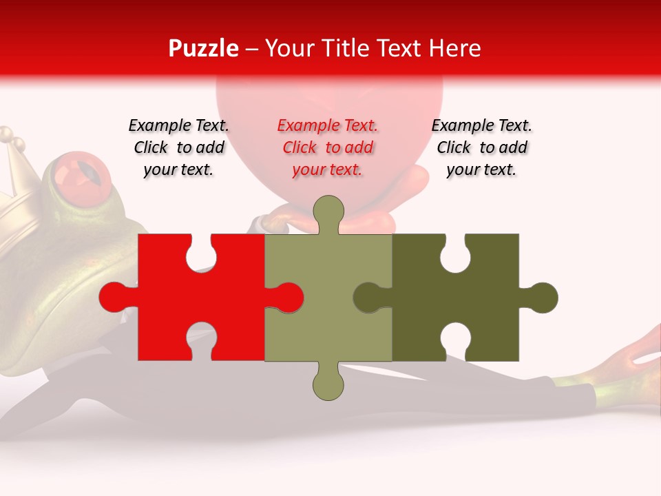 King Crown Closeup PowerPoint Template