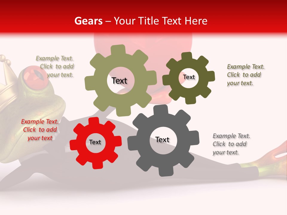 King Crown Closeup PowerPoint Template