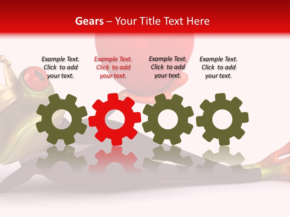 King Crown Closeup PowerPoint Template