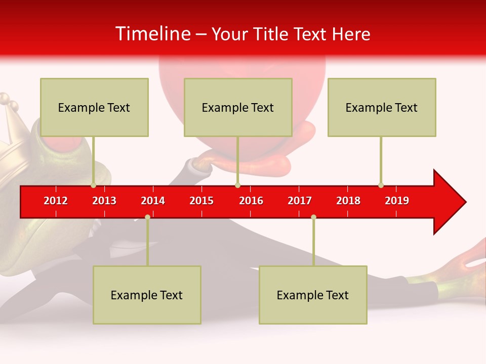 King Crown Closeup PowerPoint Template