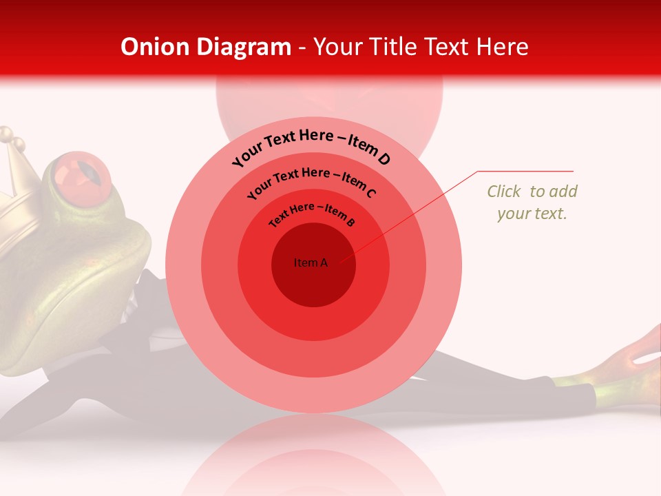 King Crown Closeup PowerPoint Template