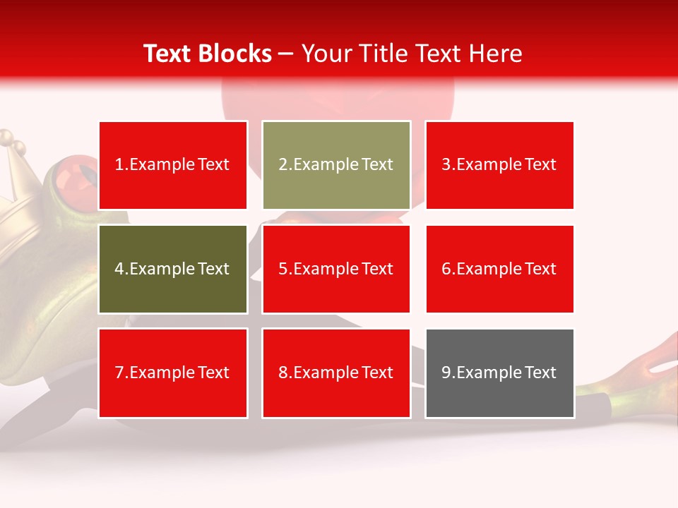 King Crown Closeup PowerPoint Template