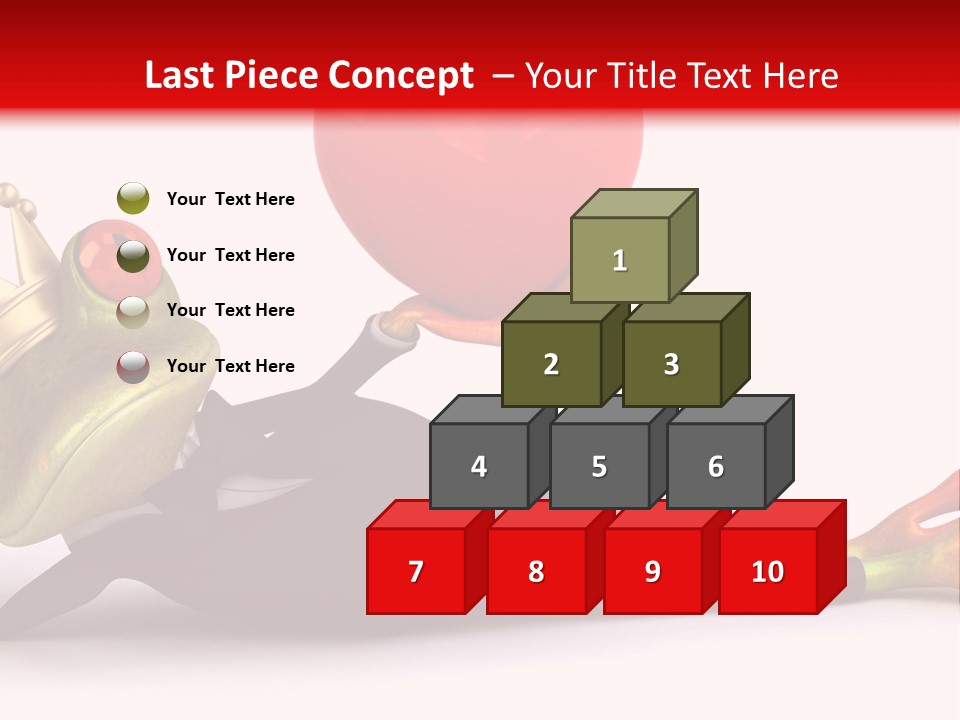 King Crown Closeup PowerPoint Template