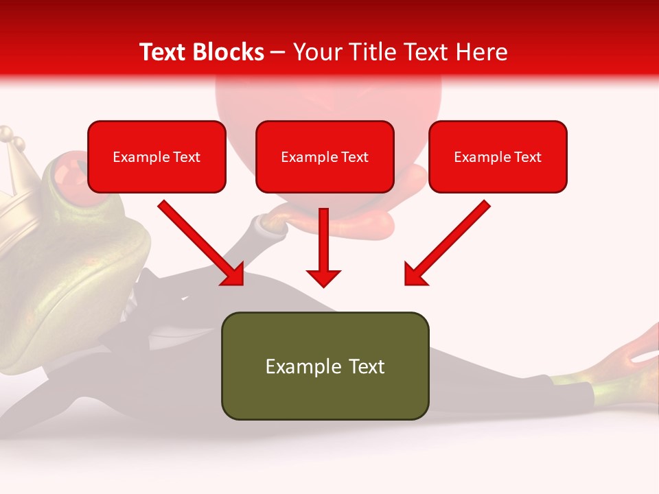 King Crown Closeup PowerPoint Template