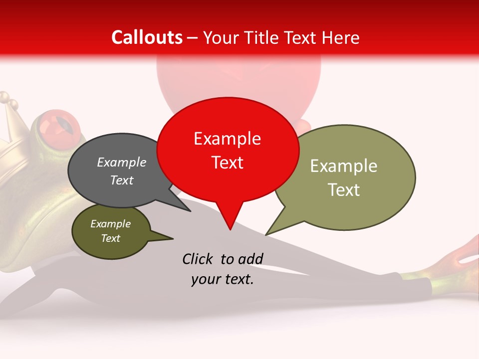 King Crown Closeup PowerPoint Template