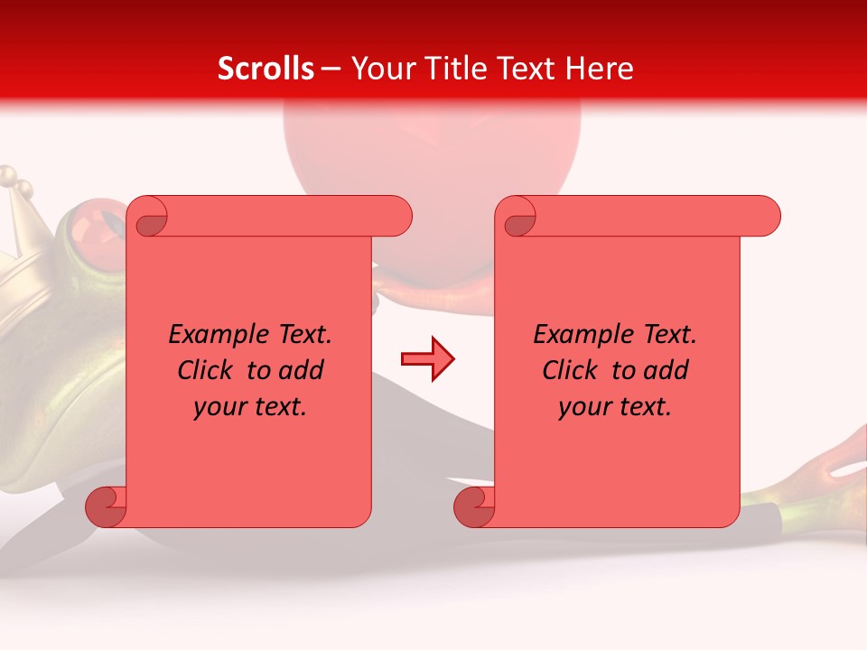 King Crown Closeup PowerPoint Template