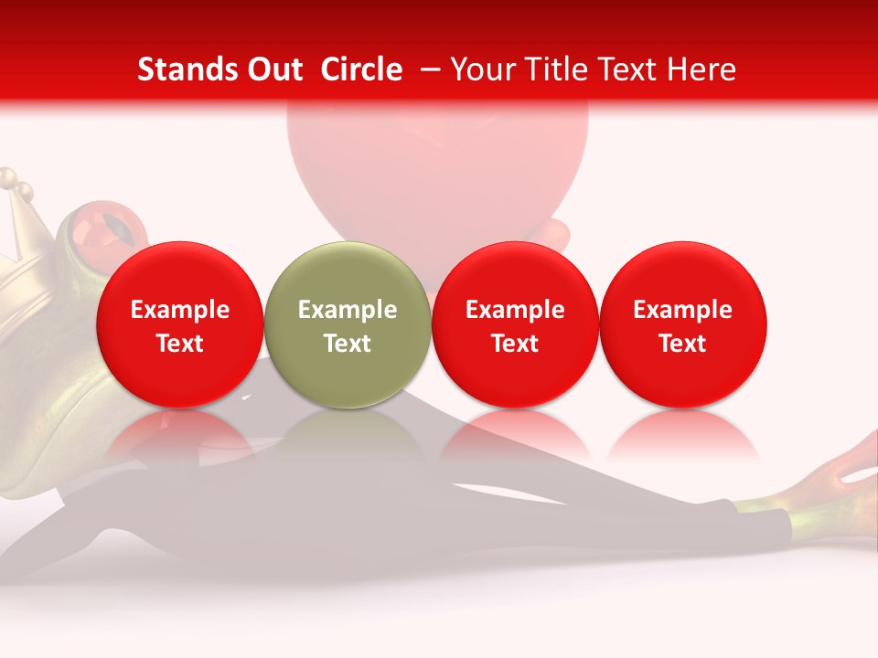 King Crown Closeup PowerPoint Template