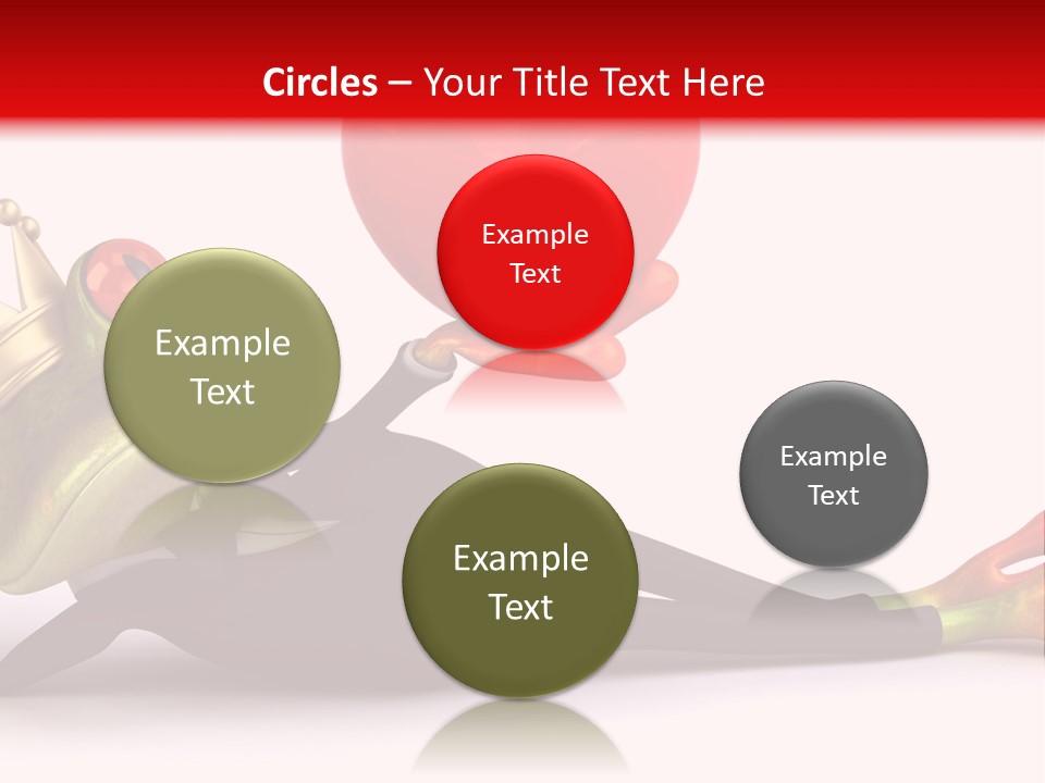 King Crown Closeup PowerPoint Template