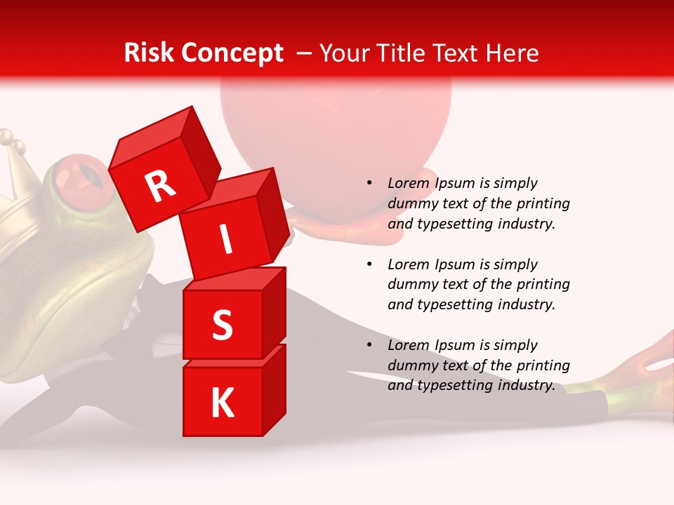 King Crown Closeup PowerPoint Template