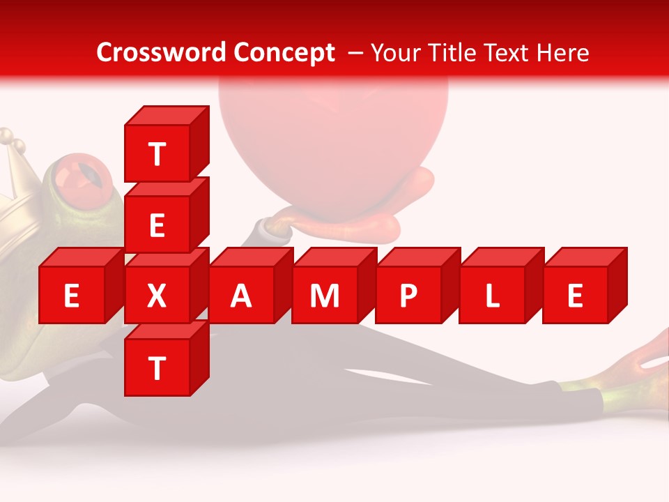 King Crown Closeup PowerPoint Template