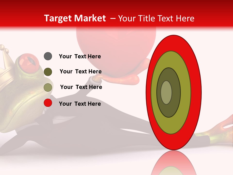 King Crown Closeup PowerPoint Template