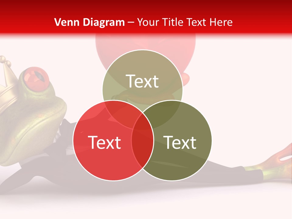 King Crown Closeup PowerPoint Template