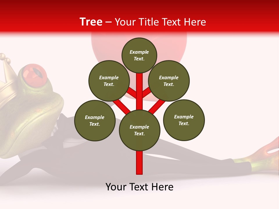 King Crown Closeup PowerPoint Template