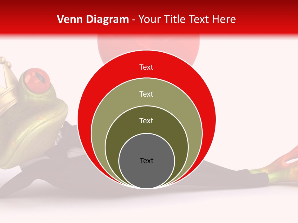King Crown Closeup PowerPoint Template