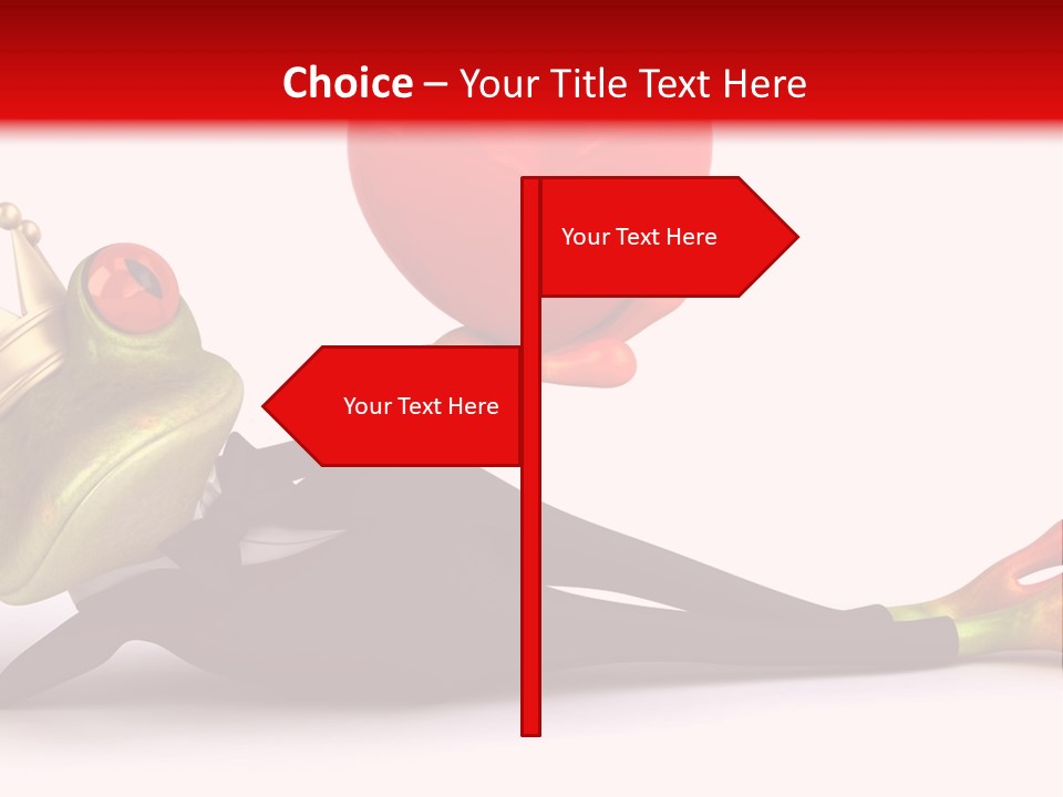 King Crown Closeup PowerPoint Template