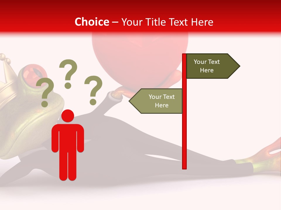 King Crown Closeup PowerPoint Template