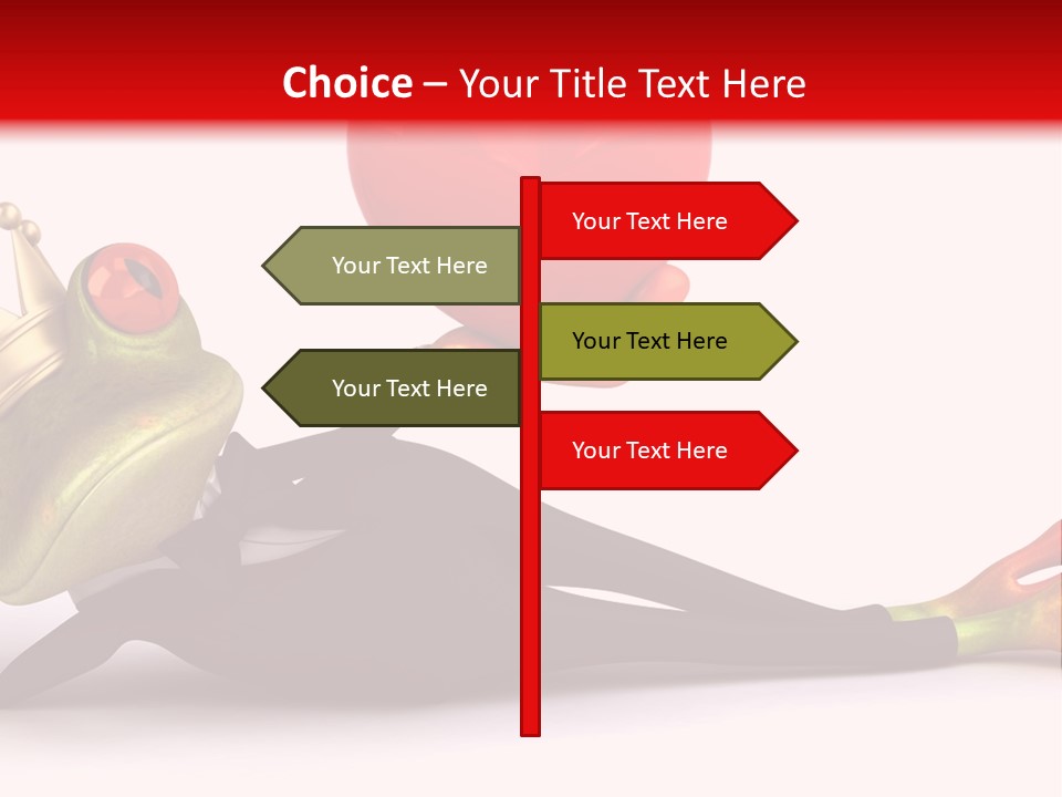 King Crown Closeup PowerPoint Template