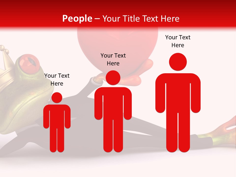 King Crown Closeup PowerPoint Template