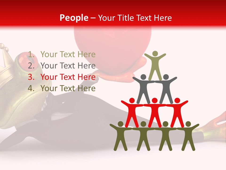 King Crown Closeup PowerPoint Template