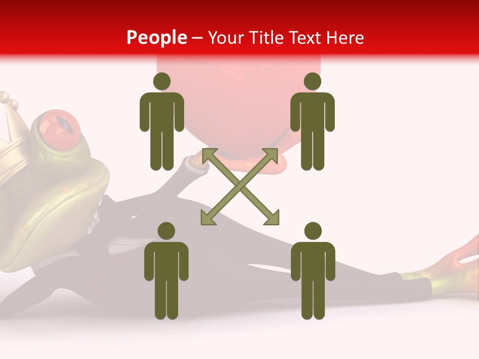 King Crown Closeup PowerPoint Template