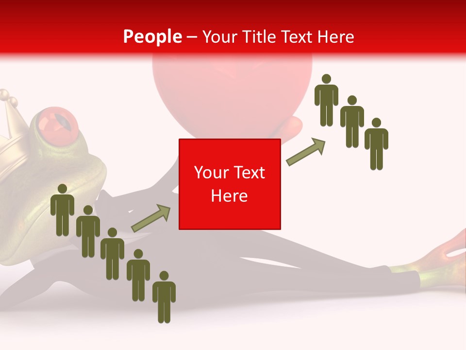 King Crown Closeup PowerPoint Template