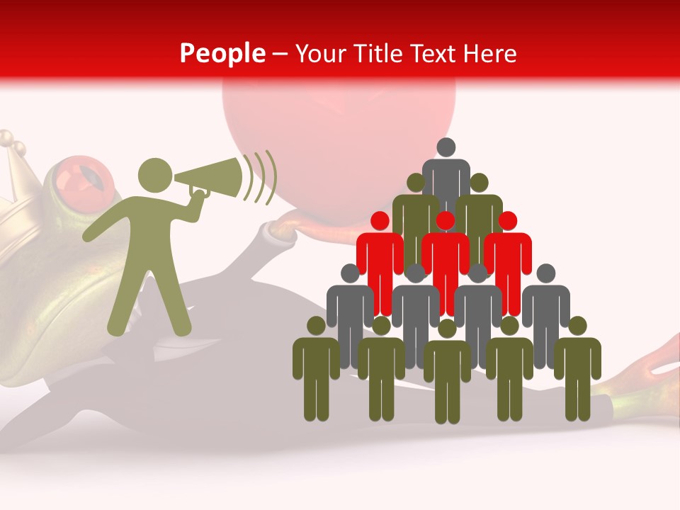 King Crown Closeup PowerPoint Template