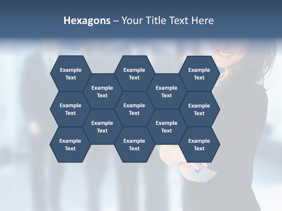 Competitive Stylish Brunette PowerPoint Template