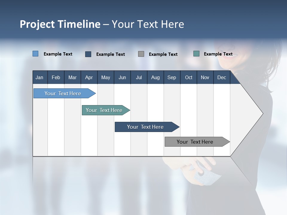 Competitive Stylish Brunette PowerPoint Template