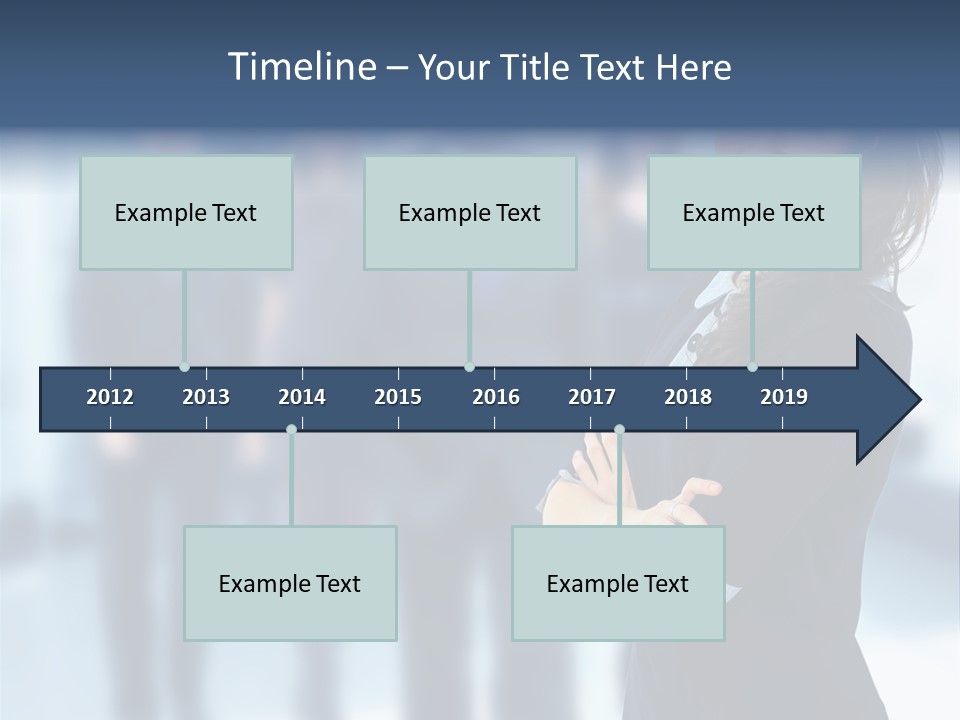 Competitive Stylish Brunette PowerPoint Template