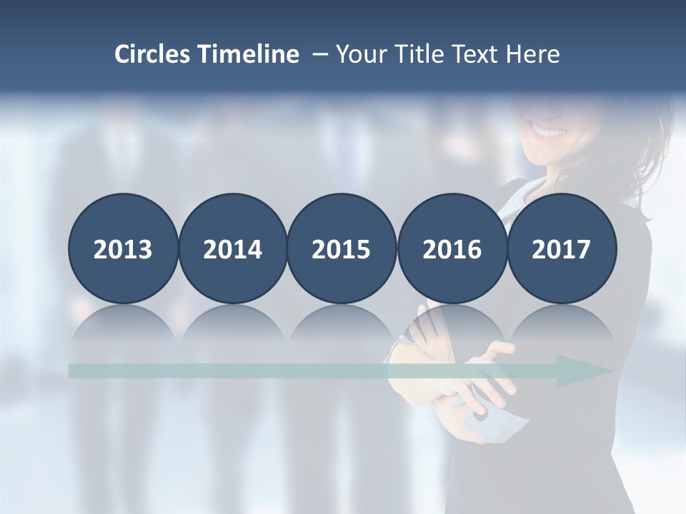 Competitive Stylish Brunette PowerPoint Template