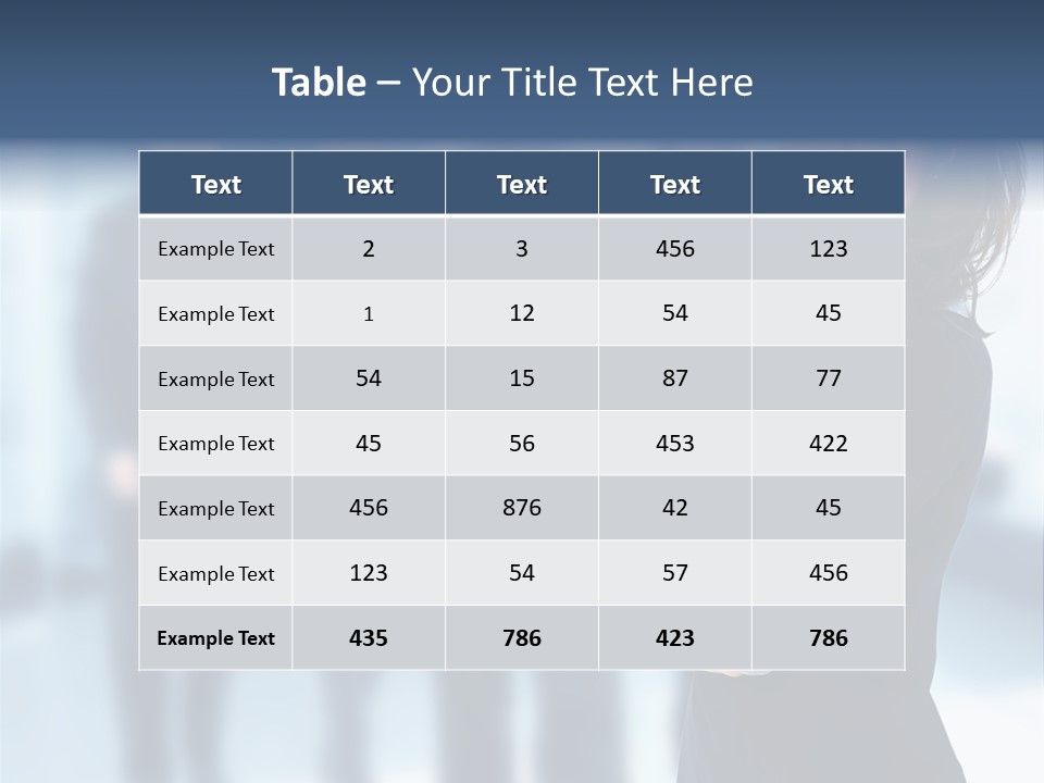 Competitive Stylish Brunette PowerPoint Template