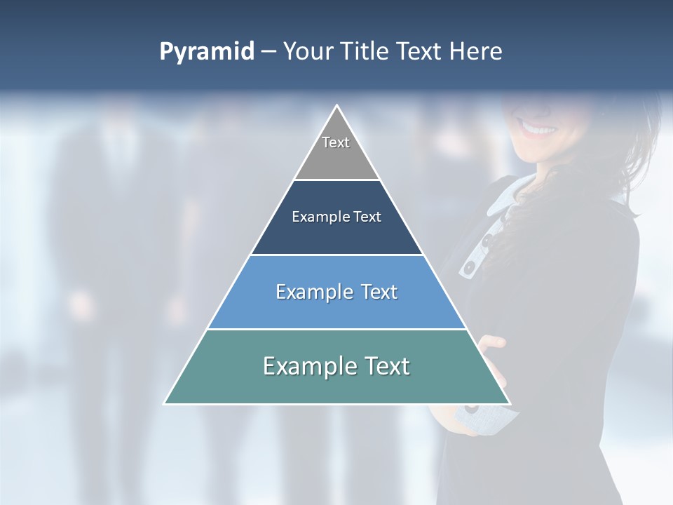 Competitive Stylish Brunette PowerPoint Template