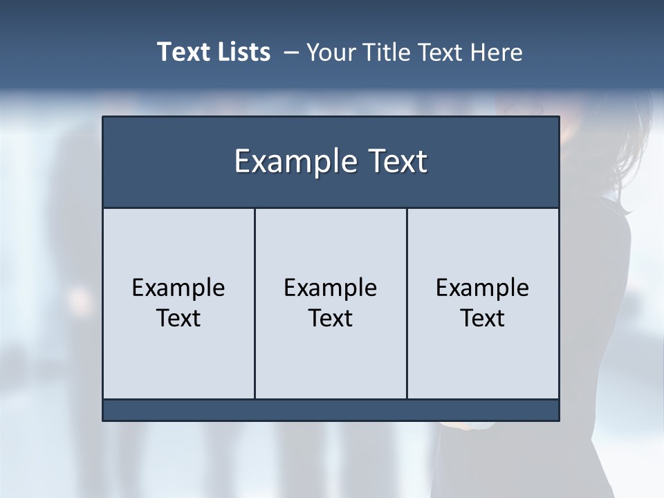 Competitive Stylish Brunette PowerPoint Template