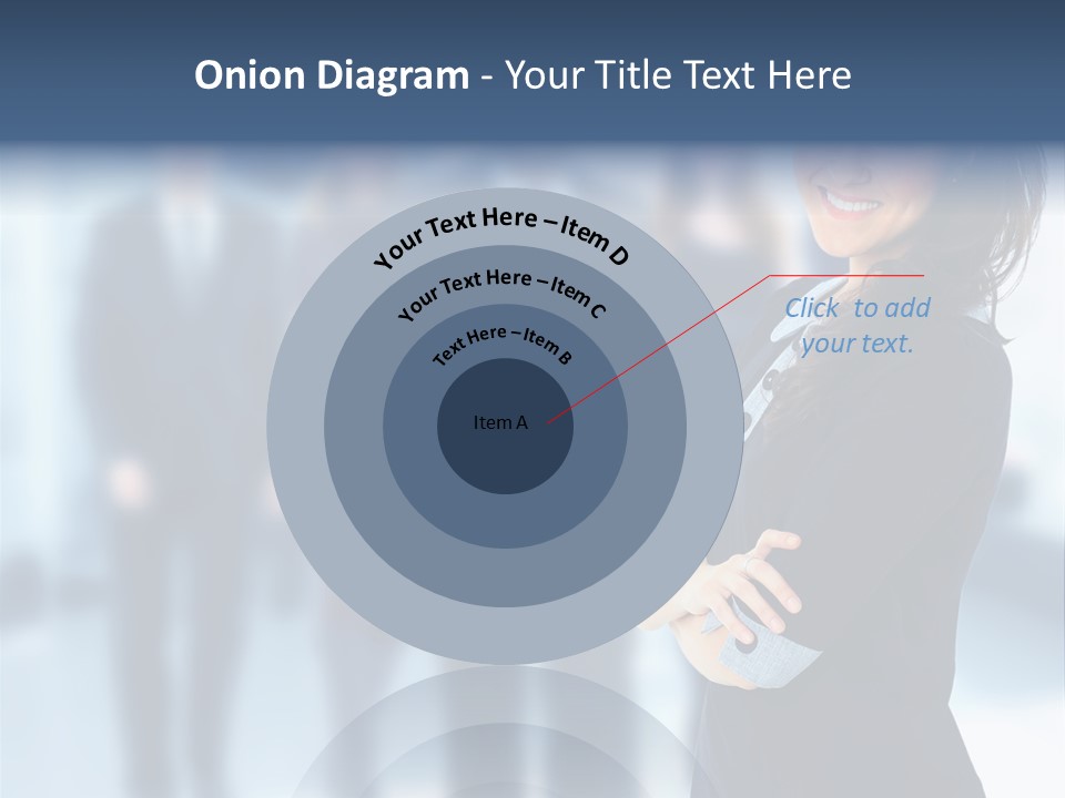 Competitive Stylish Brunette PowerPoint Template