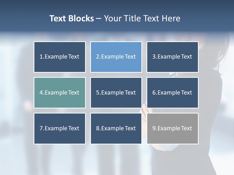 Competitive Stylish Brunette PowerPoint Template