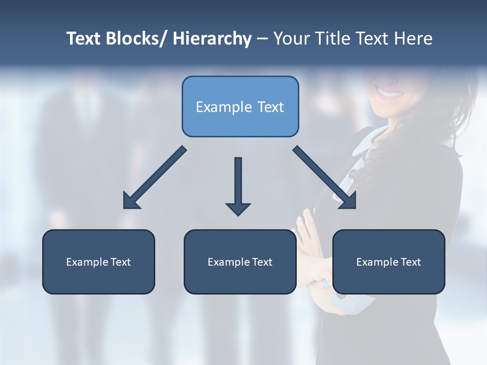 Competitive Stylish Brunette PowerPoint Template